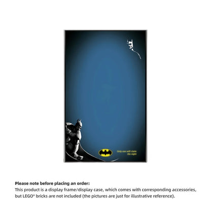 Wall Display Frame For LEGO® DC™ 1989 BATMOBILE 76139(Model Not Included)