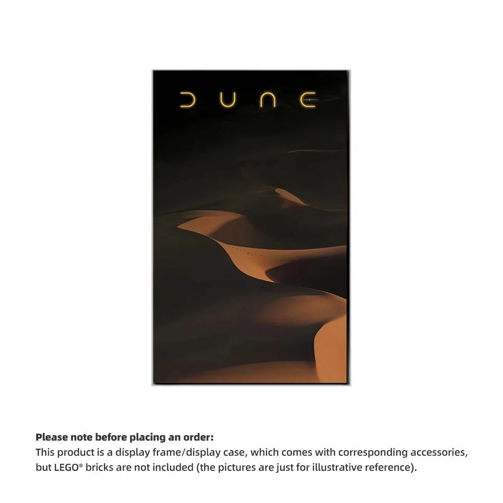 Wall Display Frame For LEGO® ICONS™ DUNE ATREIDES ROYAL ORNITHOPTER 10327(Model Not Included)