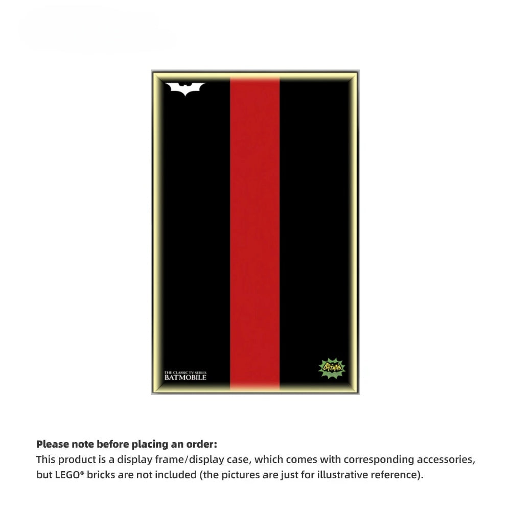 Wall Display Frame For LEGO BATMAN™ 76328 The Classic TV SERIES BATMOBILE™ (Model not included)