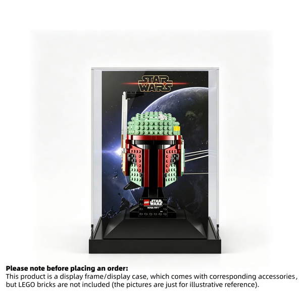 Display Case for LEGO® Star Wars™ Boba Fett Helmet – Set 75277