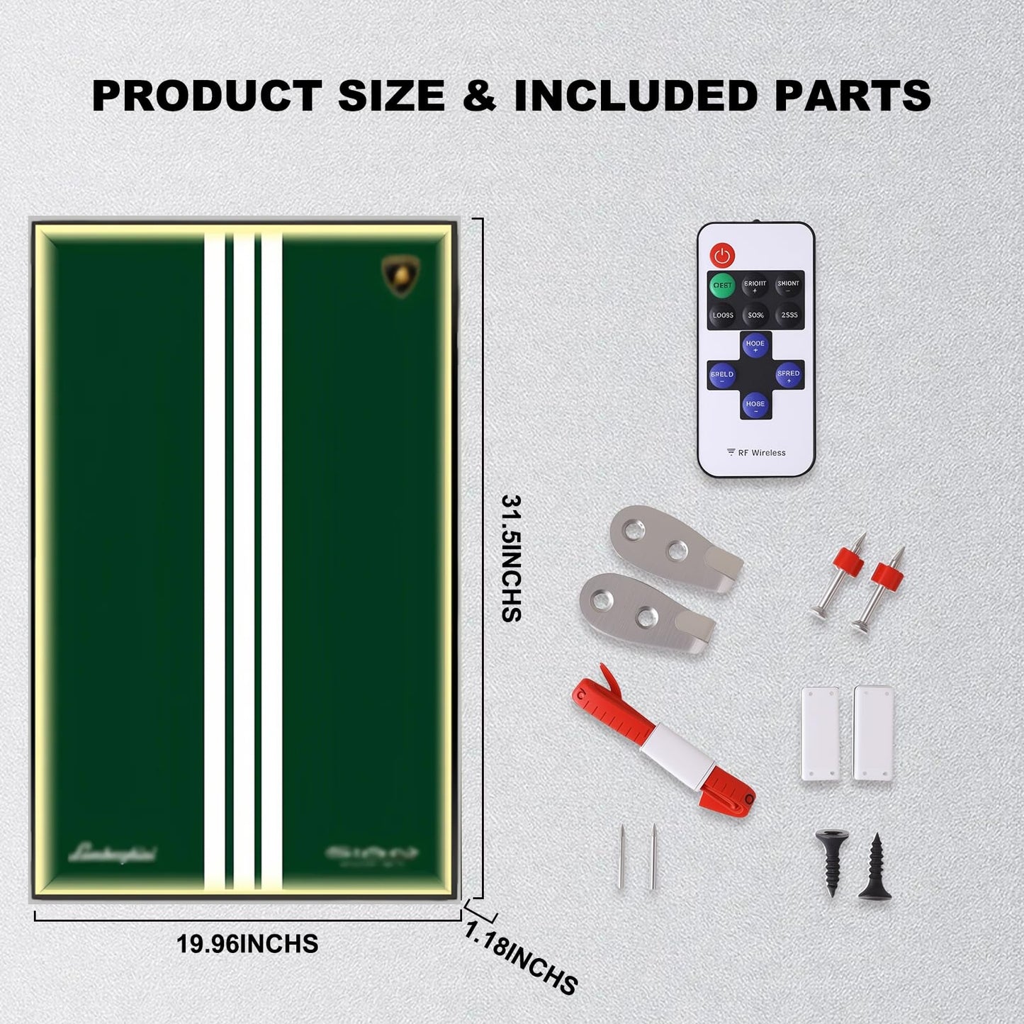 Wall Display Frame  for LEGO® TECHNIC™ Lamborghini Sián FKP 37 42115(Model Not Included)