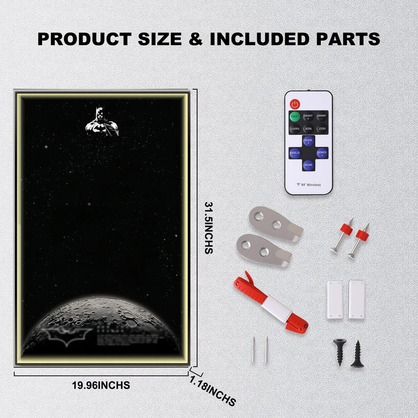Wall Display Frame For LEGO® DC Batmobile Tumbler 76240(Model not included)
