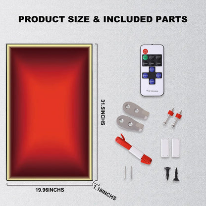 Car Display Wall Frame for LEGO® TECHNIC™ Ferrari 488 42125.(Model Not Included)
