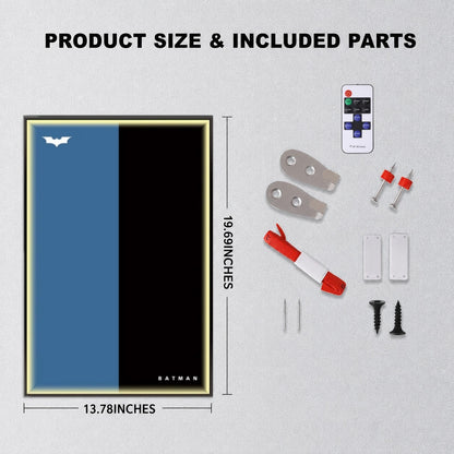 Wall Display Frame For Lego Batman 42239 BATMOBILE™ TUMBLER(Model Not Included)