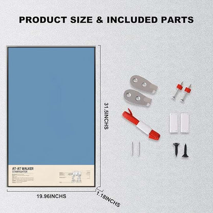 Wall Display Frame For LEGO® STAR WARS™ AT-AT™ 75288 (Model not included)