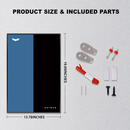 Wall Display Frame For Lego Batman 42239 BATMOBILE™ TUMBLER(Model Not Included)