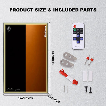 Wall Display Frame For Lego 42232 Technic Koenigsegg Sadair’s Spear.(Model Not Included)