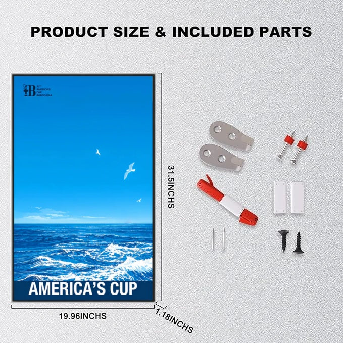 DISPLAY FRAME FOR LEGO® TECHNIC™ EMIRATES AC75 YACHT 42174(Model Not Included)