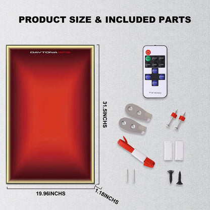 Wall Display Frame For LEGO® Technic™ Supercar Ferrari SP3 42143. （Model not included）