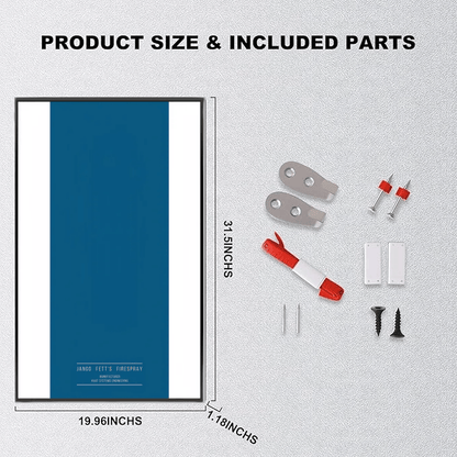 Wall Display frame for LEGO® STAR WARS™ 75409 Jango Fett's Firespray-Class Starship(Model Not Included)