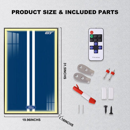 Wall Display Frame For LEGO® TECHNIC™ Ford GT 42154(Model Not Included)
