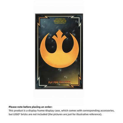 Wall Display Frame for LEGO® 75355 Star Wars™ X-Wing Starfighter™(Model Not Included)
