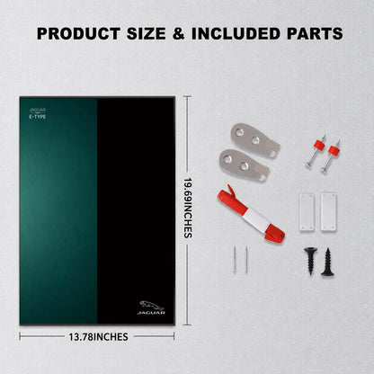 Wall Display Frame For Lego 11381 ICONS JAGUAR E-TYPE(Model not included)