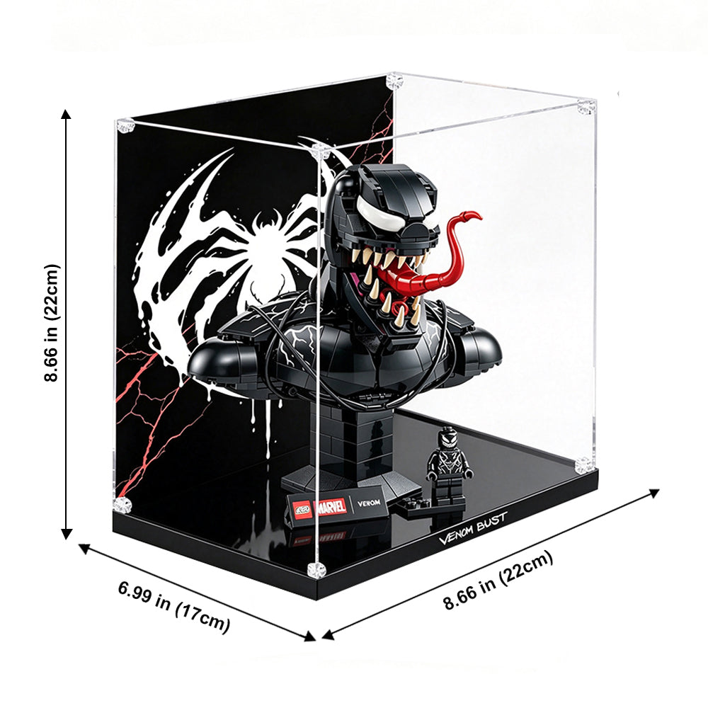 Display Case for LEGO® 76356 Venom Bust