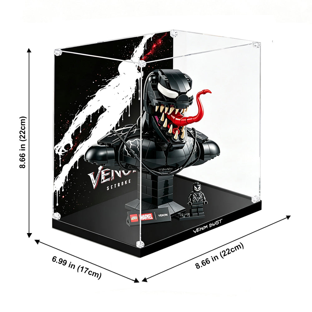 Display Case for LEGO® 76356 Venom Bust