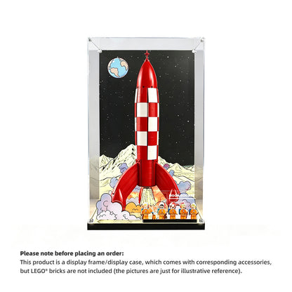 Display Case for LEGO® Ideas 21367 TINTIN® Moon Rocket