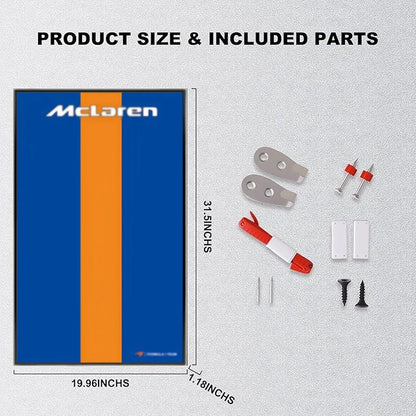 Wall Display Frame For LEGO® TECHNIC™ McLaren F1 42141 (Model Not Included)