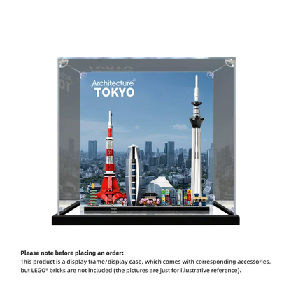 Ultra-High Translucent Acrylic Display Case for LEGO® Architecture Series 21051 Tokyo