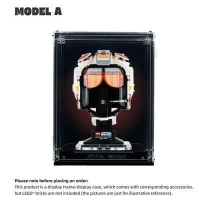 【PREMIUM】Display Case for LEGO® Star Wars Helmet Super Ultra-high Translucent Acrylic