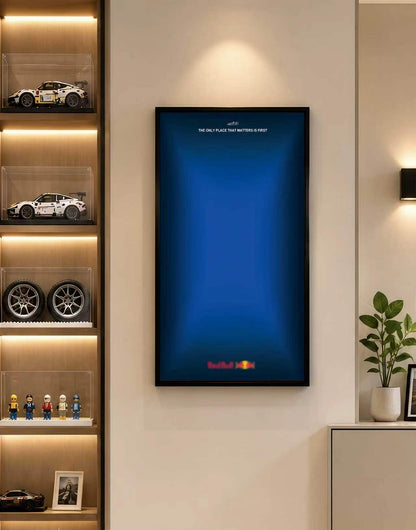 Wall Display Frame For LEGO® TECHNIC™ ORACLE RED BULL RACING RB20 F1 CAR 42206(Model Not Included)