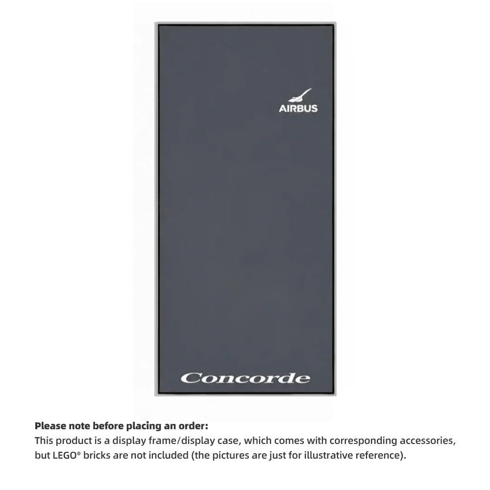 Wall Display Frames for LEGO® ICONS Concorde 10318(Model Not Included)
