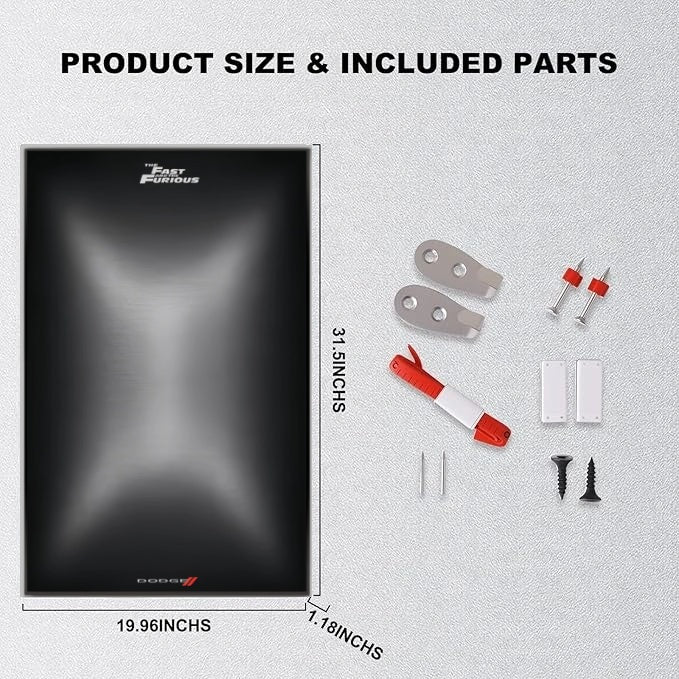 Wall Display Frames For LEGO Technic Fast and Furious Dodge Charger R/T Car 42231(Model not included)