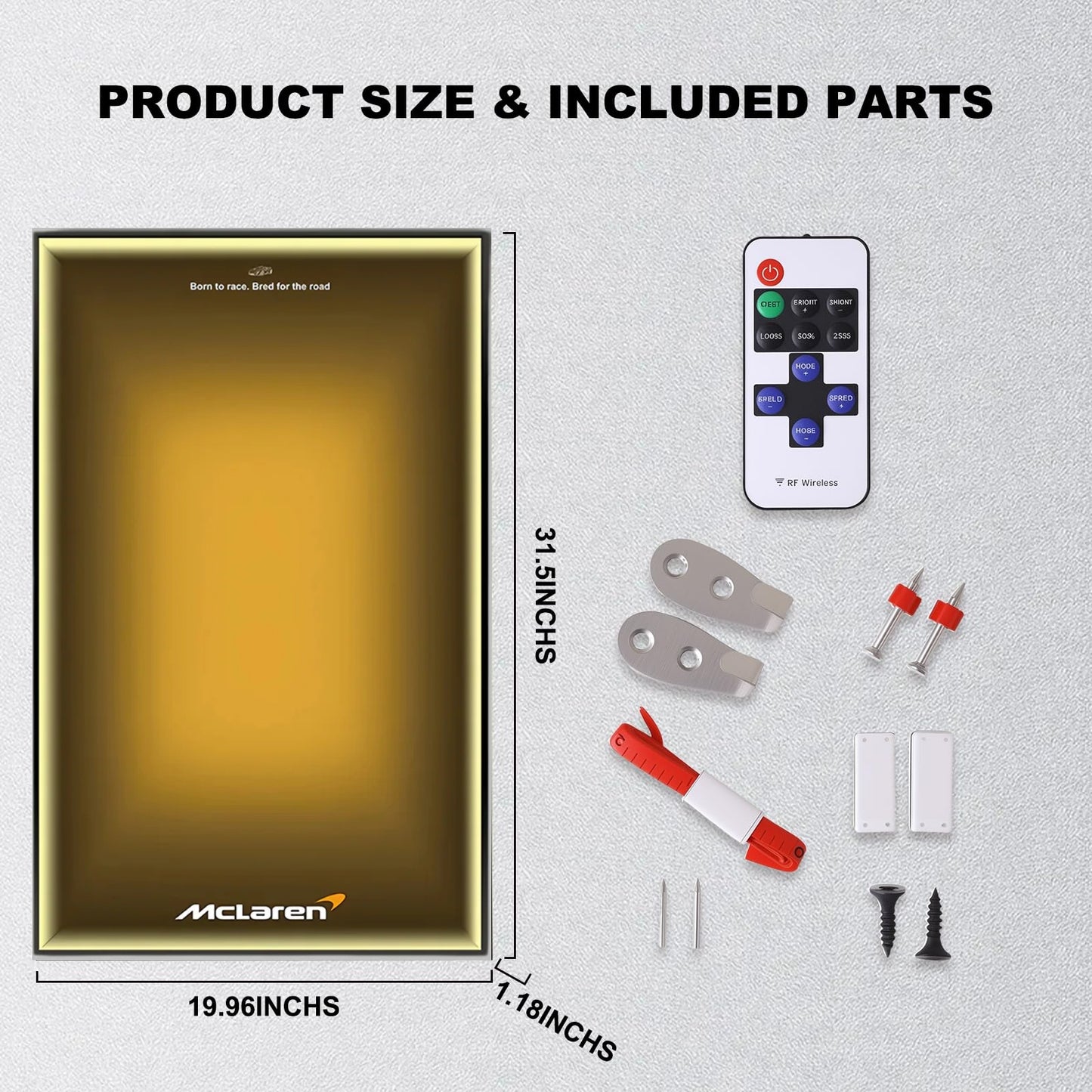 CAR DISPLAY FRAME FOR LEGO® TECHNIC™ MCLAREN P1 42172(Model Not Included)