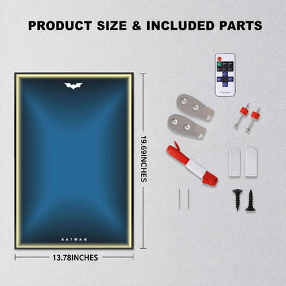 Wall Display Frame For Lego Batman 42239 BATMOBILE™ TUMBLER(Model Not Included)