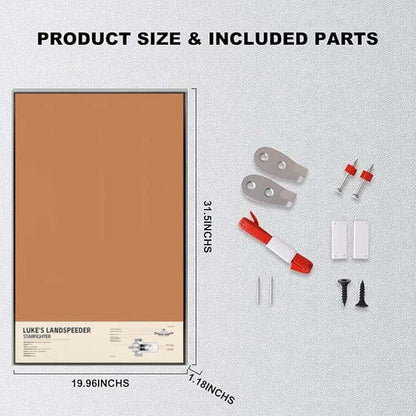 Wall Display Frame for LEGO® Star Wars 75341 Luke Skywalker’s Landspeeder™(Model Not Included)