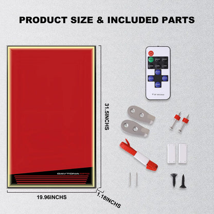 Wall Display Frame For LEGO® Technic™ Supercar Ferrari SP3 42143. （Model not included）