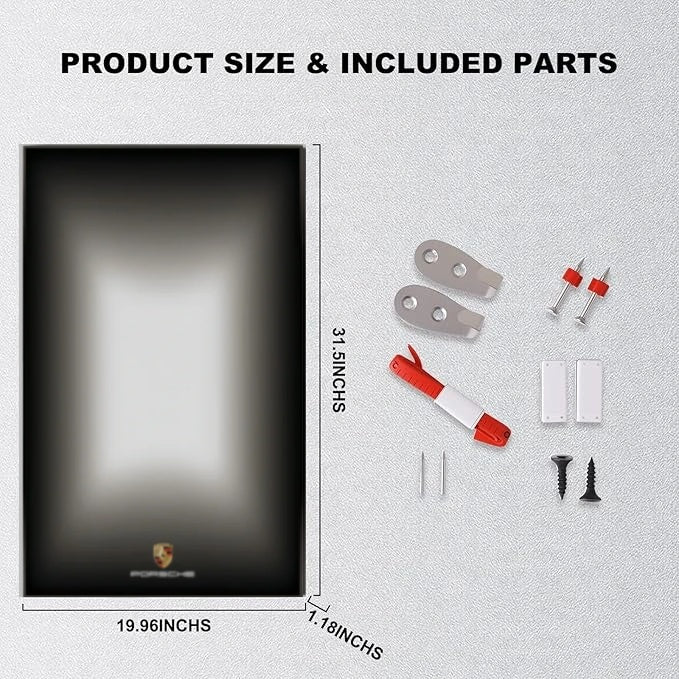 Wall Display Frame For LEGO® TECHNIC™ Porsche 911 RSR 42096(Model Not Included)