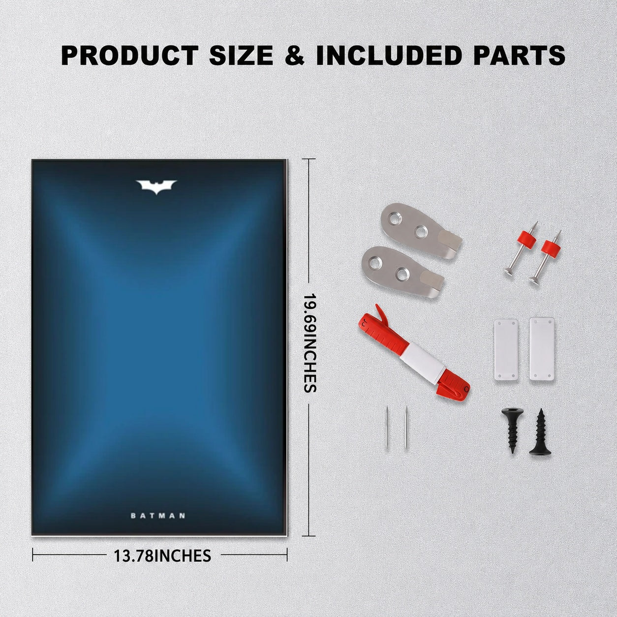 Wall Display Frame For Lego Batman 42239 BATMOBILE™ TUMBLER(Model Not Included)