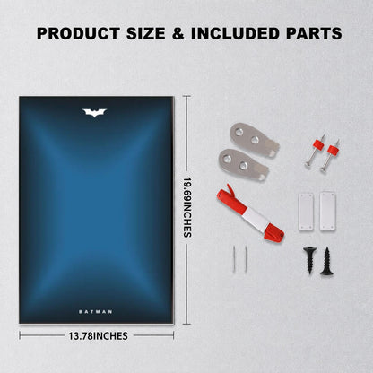 Wall Display Frame For Lego Batman 42239 BATMOBILE™ TUMBLER(Model Not Included)