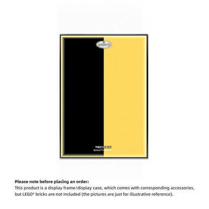 Wall Display Frame For LEGO® TECHNIC™ Bugtti Bolide Mid-Size CAR 42151(Model Not Included)