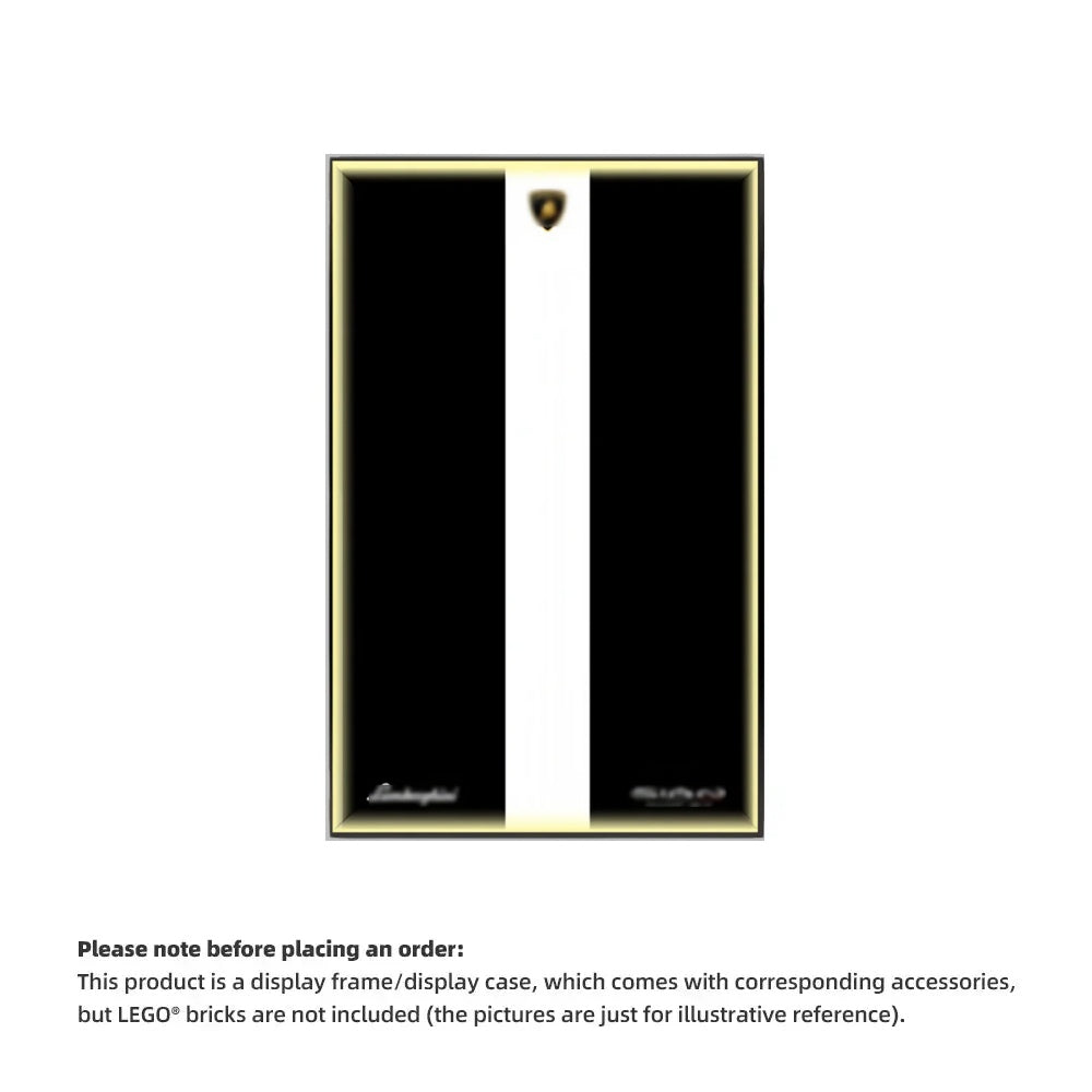 Wall Display Frame  for LEGO® TECHNIC™ Lamborghini Sián FKP 37 42115(Model Not Included)