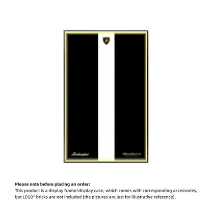 Wall Display Frame  for LEGO® TECHNIC™ Lamborghini Sián FKP 37 42115(Model Not Included)