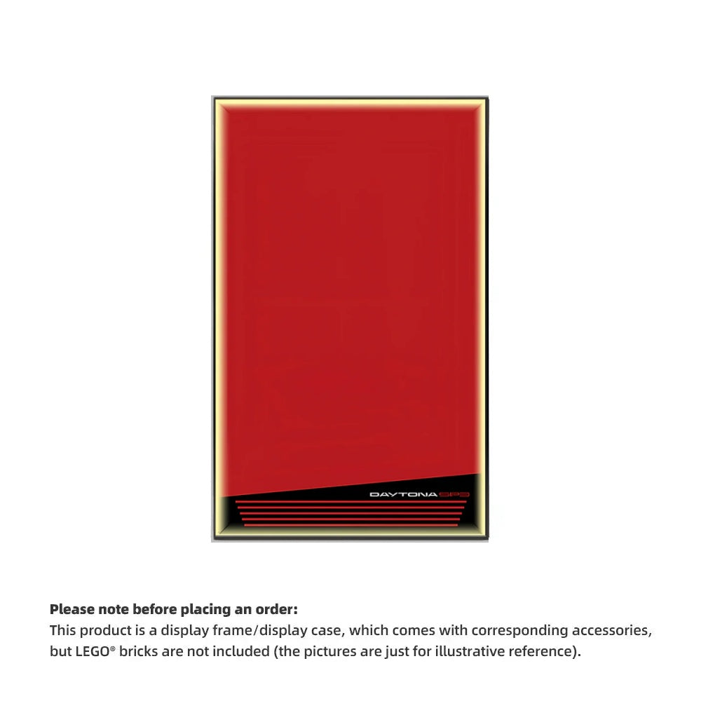 Wall Display Frame For LEGO® Technic™ Supercar Ferrari SP3 42143. （Model not included）