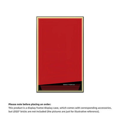 Wall Display Frame For LEGO® Technic™ Supercar Ferrari SP3 42143. （Model not included）