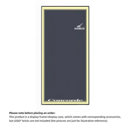 Wall Display Frames for LEGO® ICONS Concorde 10318(Model Not Included)