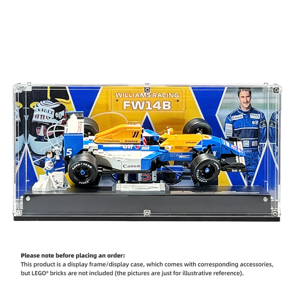 Display Case for LEGO® Icons 10353 Williams FW14B & Nigel Mansell