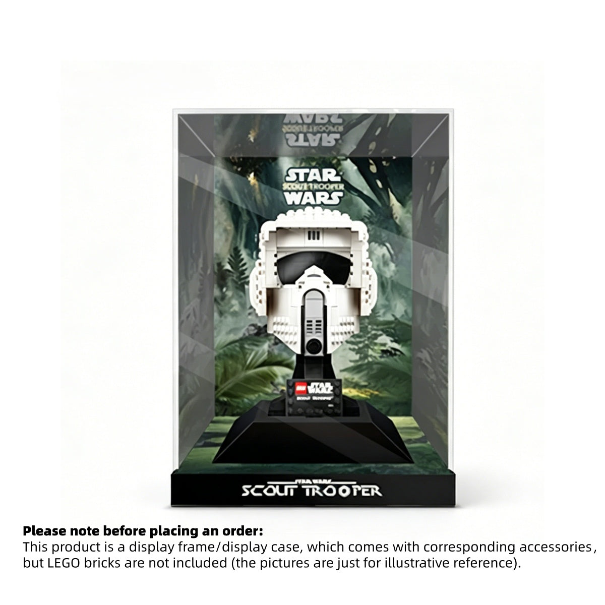 Display Case for LEGO® Star Wars™ Scout Trooper Helmet – Set 75305