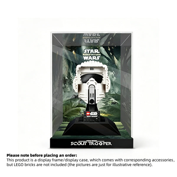Display Case for LEGO® Star Wars™ Scout Trooper Helmet – Set 75305