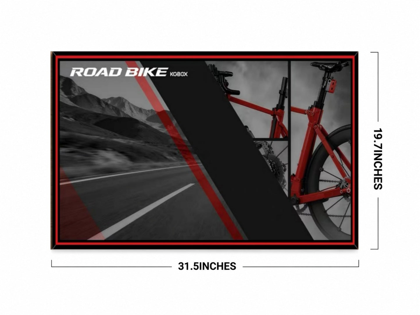 Display Frame For LEGO® ICONS 11380 ROAD BIKE (Model not included)