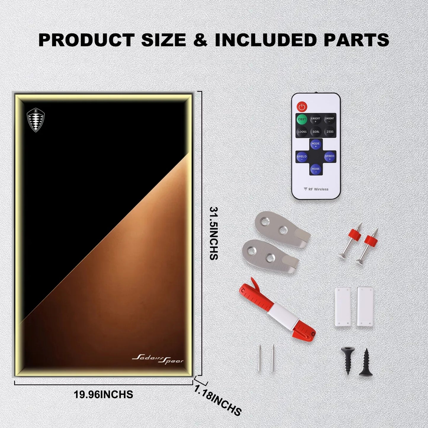 Wall Display Frame For Lego 42232 Technic Koenigsegg Sadair’s Spear.(Model Not Included)