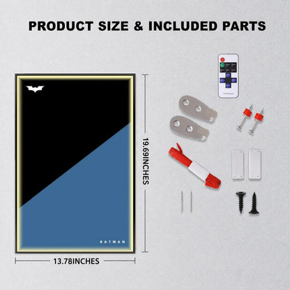 Wall Display Frame For Lego Batman 42239 BATMOBILE™ TUMBLER(Model Not Included)