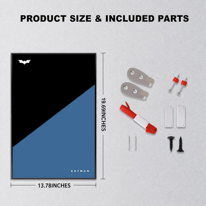 Wall Display Frame For Lego Batman 42239 BATMOBILE™ TUMBLER(Model Not Included)