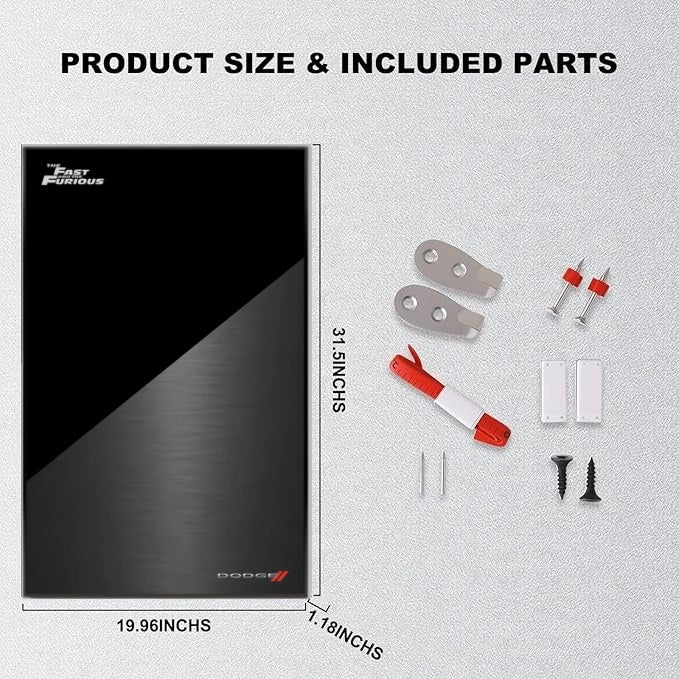 Wall Display Frames For LEGO Technic Fast and Furious Dodge Charger R/T Car 42231(Model not included)