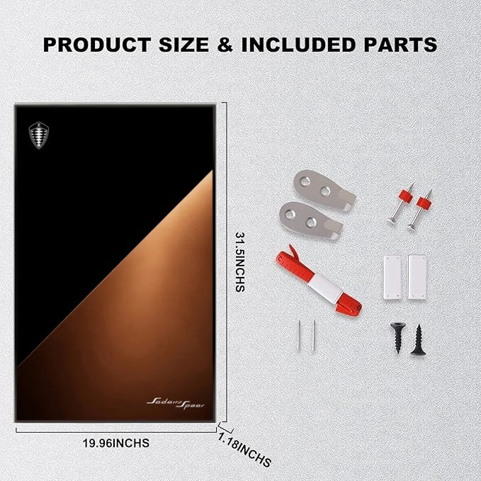 Wall Display Frame For Lego 42232 Technic Koenigsegg Sadair’s Spear.(Model Not Included)