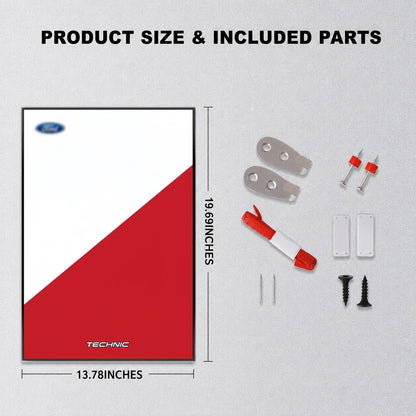Wall Display Frame For LEGO® Technic™ Ford Bronco® SUV Mid-Size Car 42213(Model Not Included)