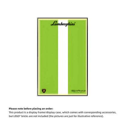 Wall Display Frame  for LEGO® TECHNIC™ Lamborghini Sián FKP 37 42115(Model Not Included)